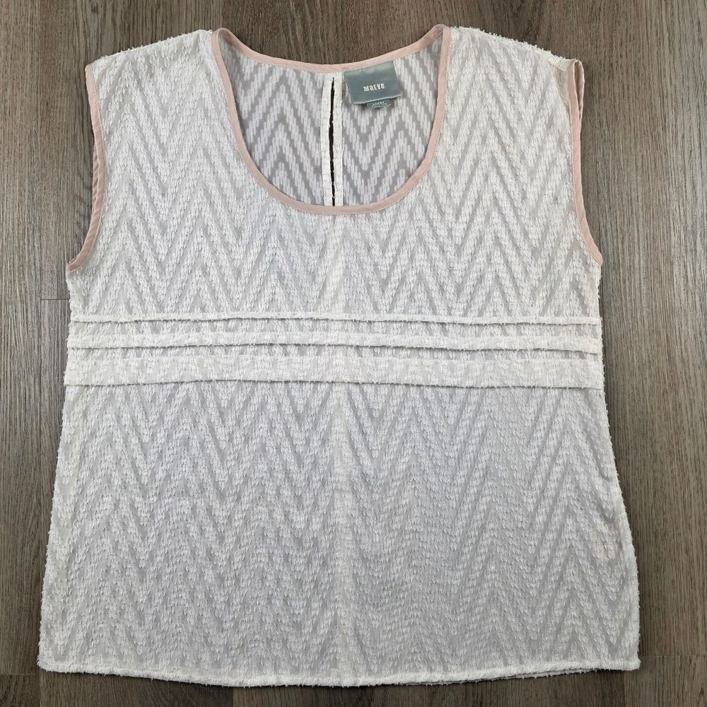 Maeve Anrhropologie Sleevless Top Size L
